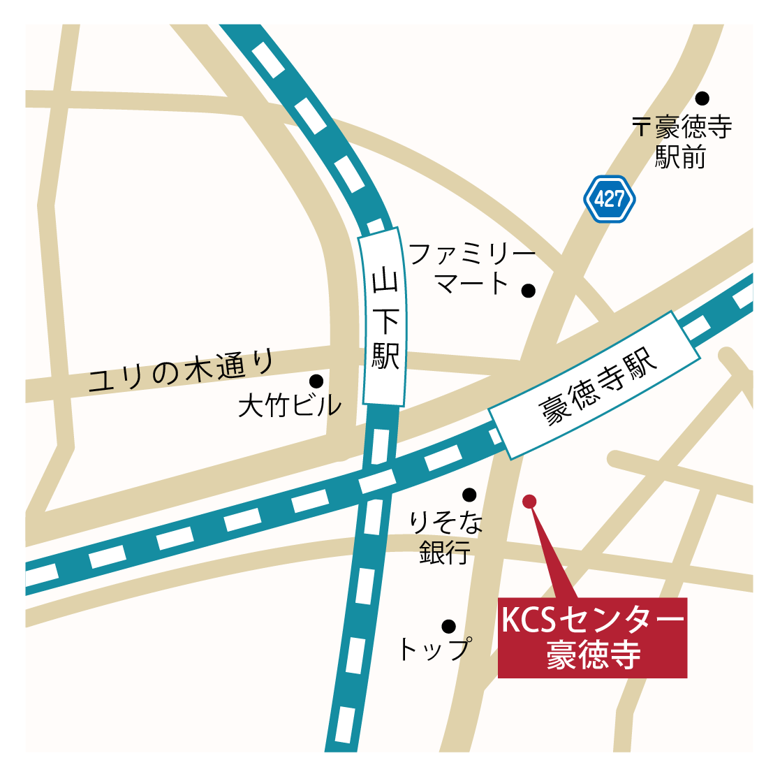 KCSセンター豪徳寺 地図